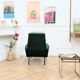 Vintage green modernist armchair