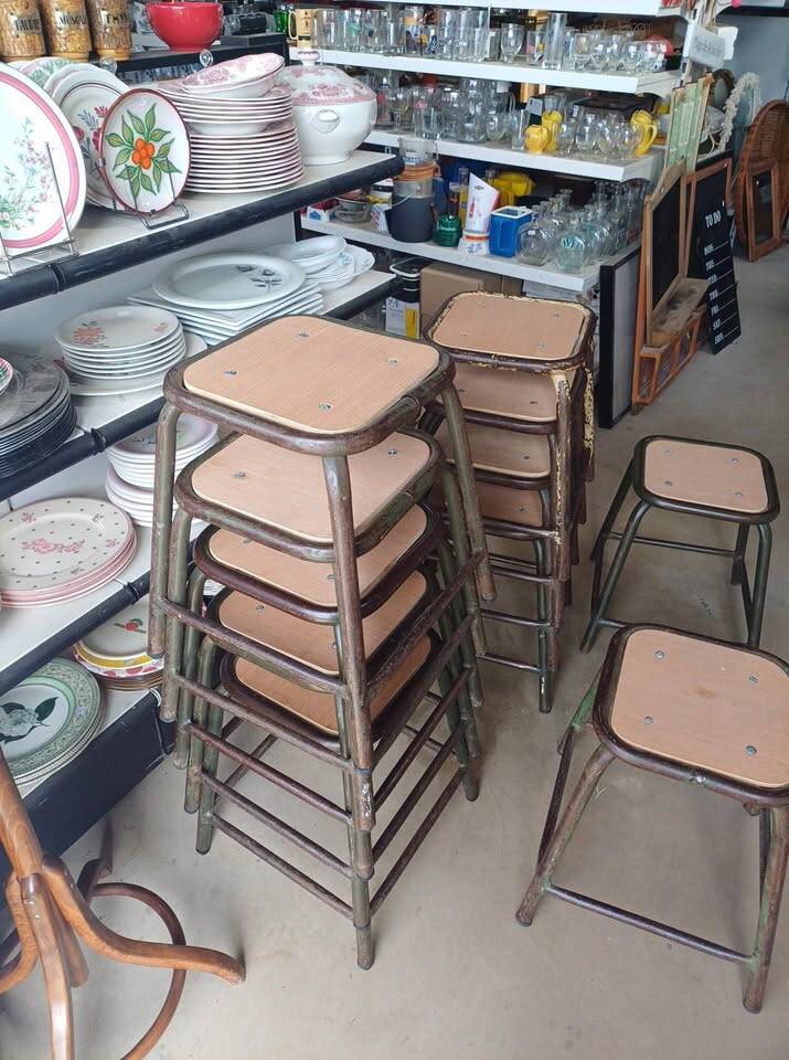 Vintage school stool 1950/60