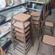 Vintage school stool 1950/60
