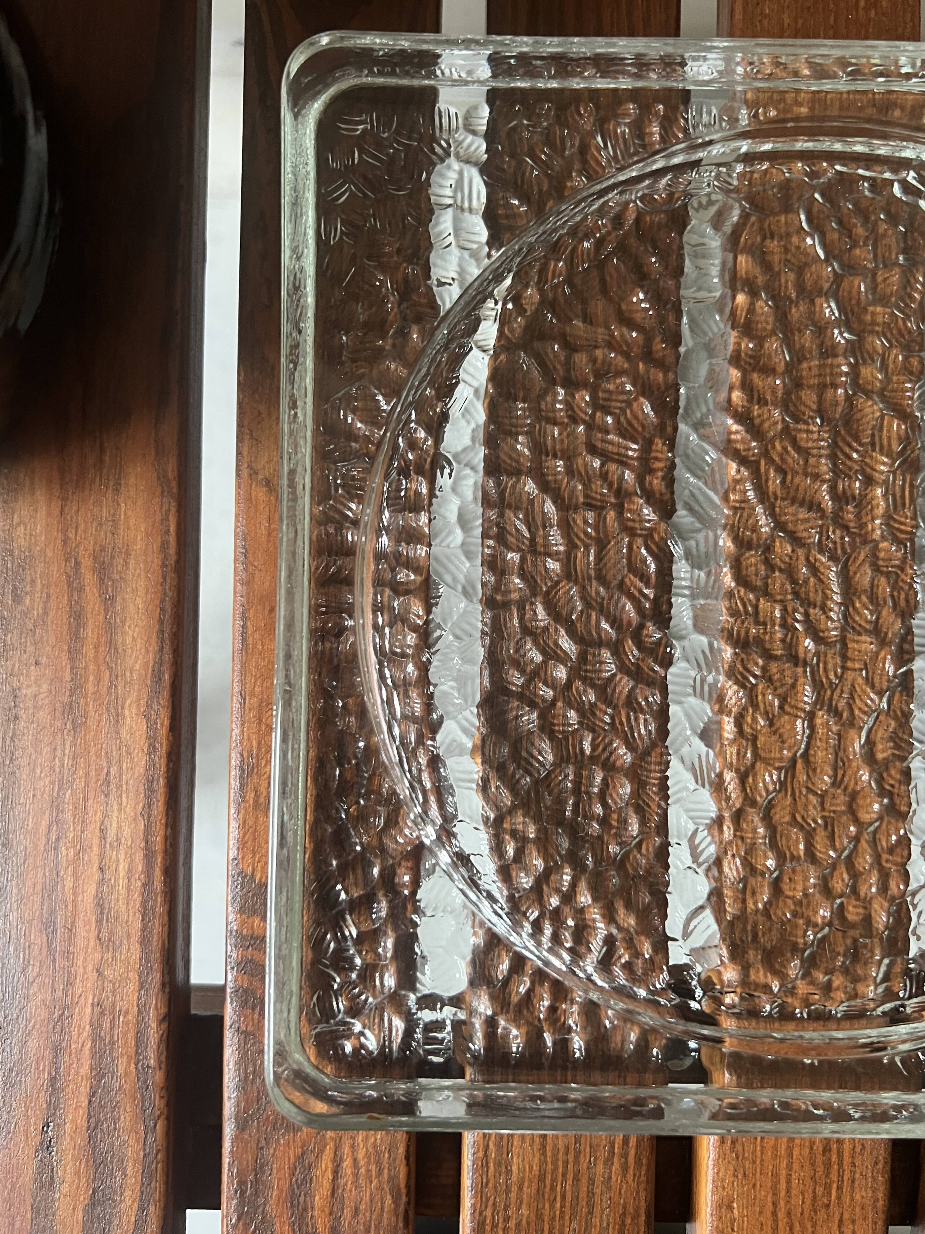 Ashtray / glass pocket tray Nevada attributed to Perriand Corbusier