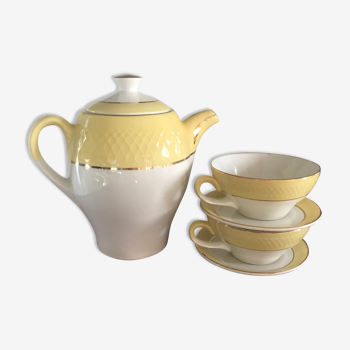 Yellow tea service