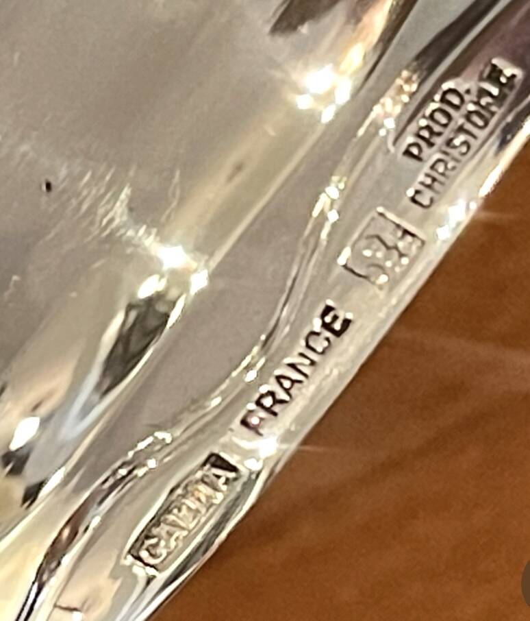 Christofle Gallia sauce boat by Christian Fjerdingstad, Swan model