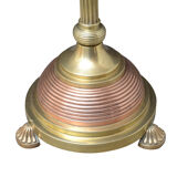 Edwardian Copper and Brass Floor Standard Lamp