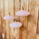 Pink Clichy glass lampshade pendant light