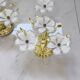 pair of floral wall lights from the 60s-70s