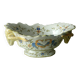 Moustiers earthenware planter with ram's head