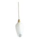 Portable hanging lamp 1970/80 white granite glass