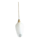 Portable hanging lamp 1970/80 white granite glass