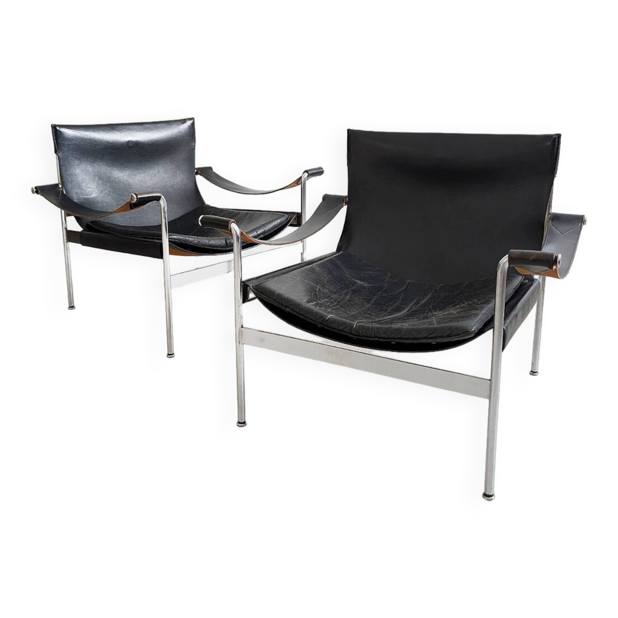 Set of 2 'D99' Lounge Chairs by Hans Könecke for Tecta 1960's