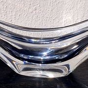 Crystal cup stamped Baccarat France, tableware design.