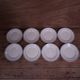 8 Moulin des Loups dessert plates, Louvois model