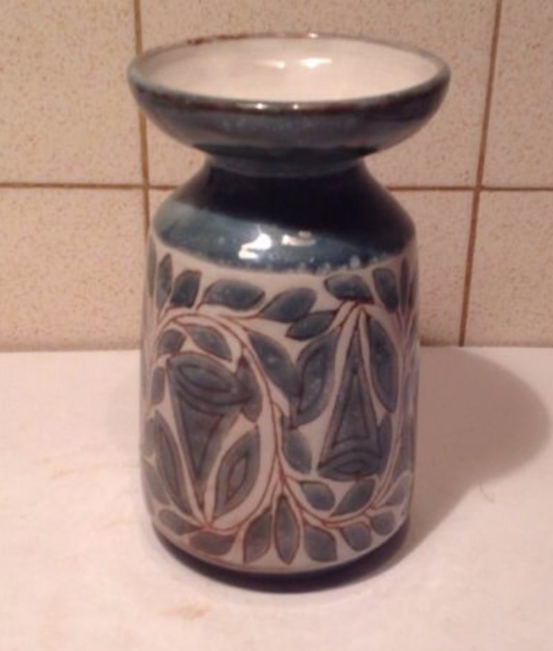 Vase earthenware Malarmey Vallauris