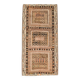 "Tapis Kilim Ancien 100% Laine – Grand Format, Pièce Rare à Motifs Ethnique