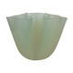 Handkerchief vase Guzzini plexiglass green 70s