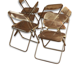 5 chairs folded castelli