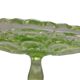 Assiette à gâteau vintage en uranium, années 1940
