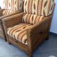 Jacques Leleu - Pair of Armchairs in Cherry Wood