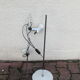 Lamppost 70 double spots vintage - white plate