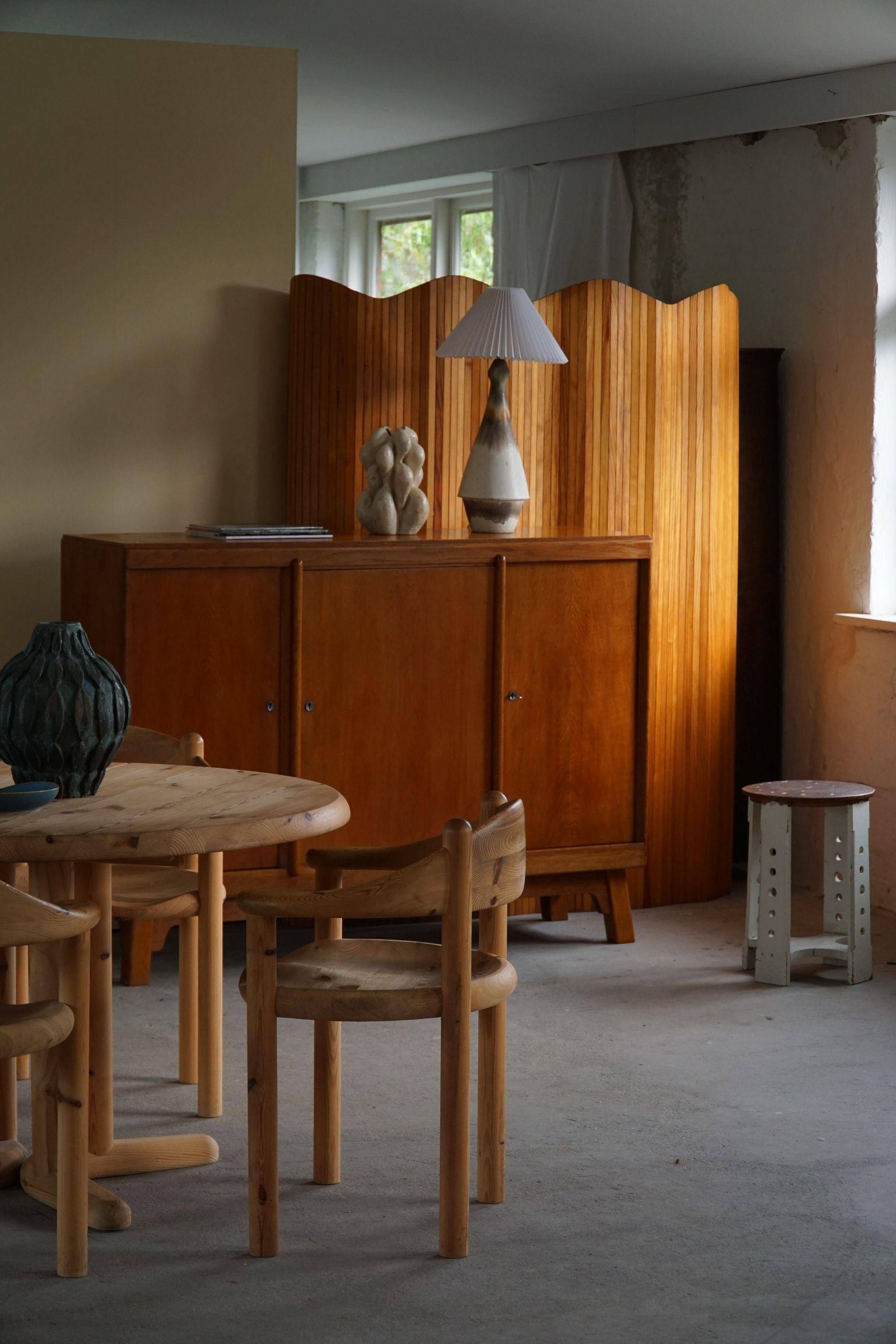 Mid-century buffet/enfilade in teak and oak, Danish cabinetmaker, 1960s