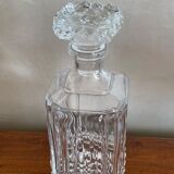 Carafe en verre taillé