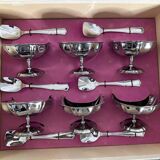 Jean Couzon 12-piece stainless steel ice cream service