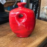 Brothers Cloutier red vase