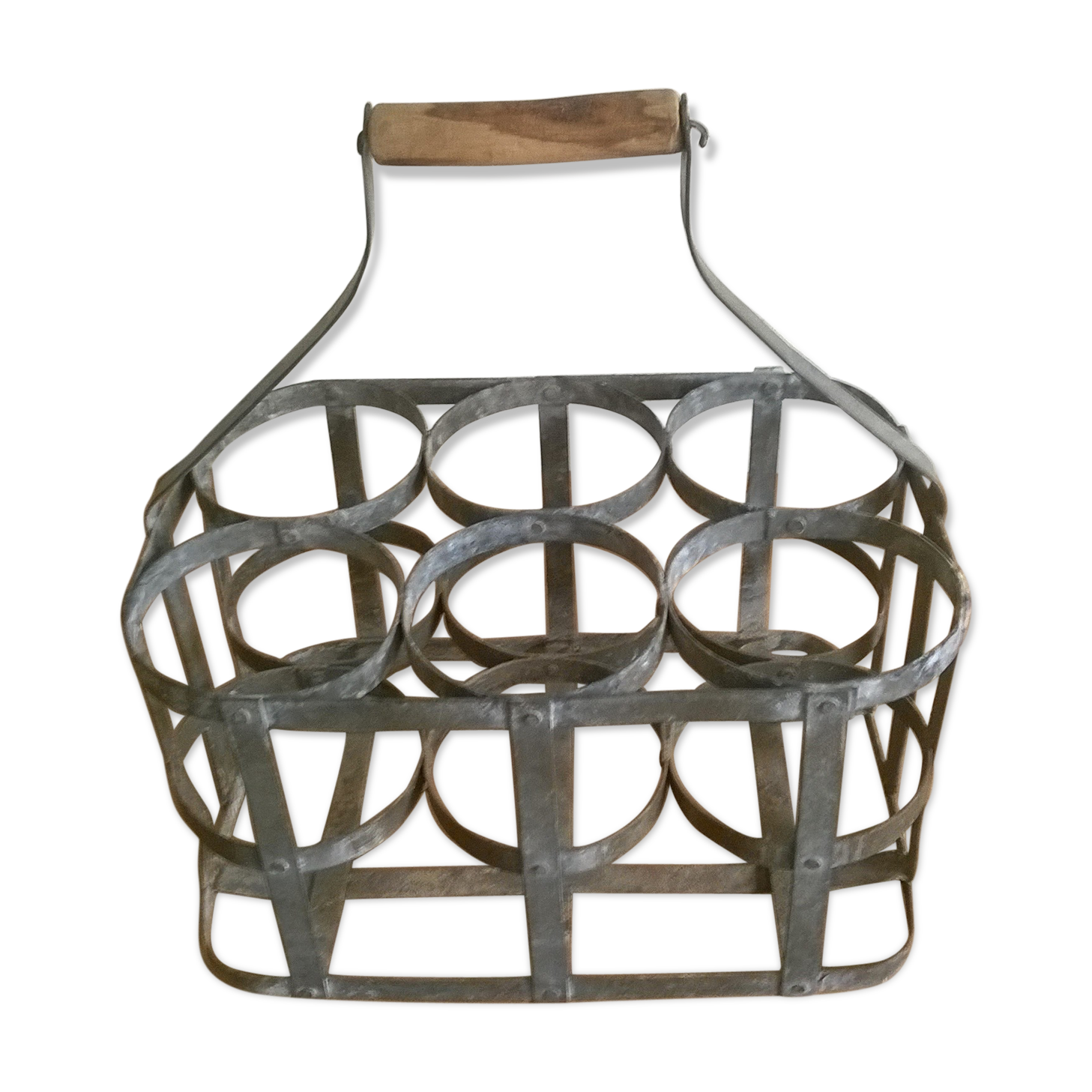 Former zinc wine rack