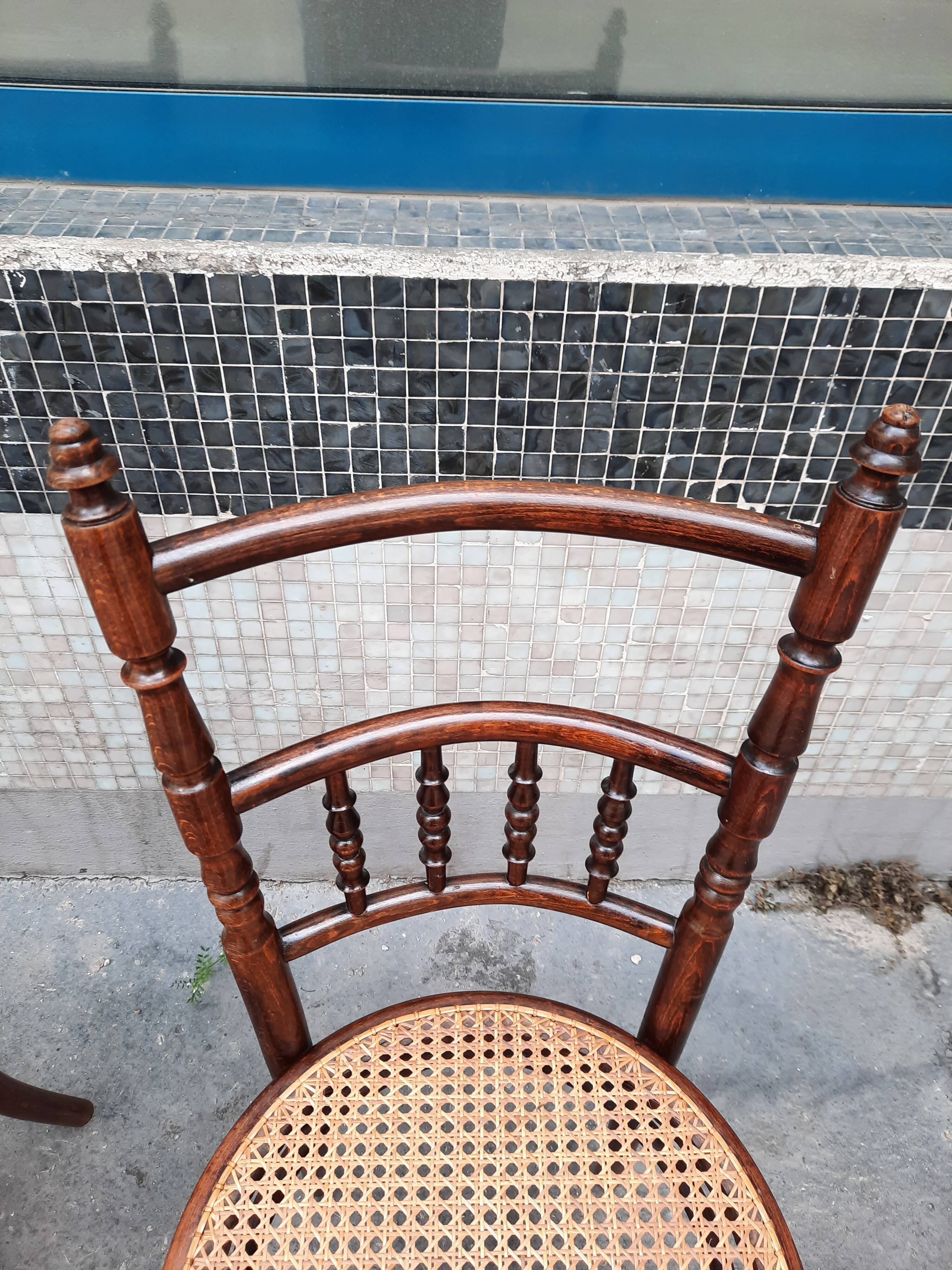 Paire de chaises bistrot Joseph Hoffman