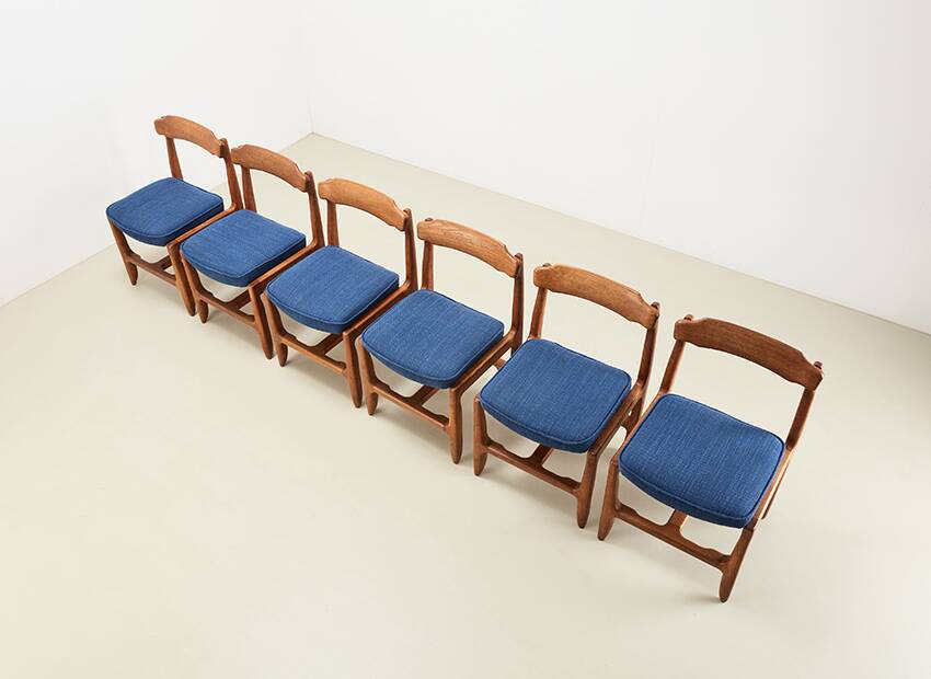 Guillerme & Chambron Set of 6 'Veronique' Dining Chairs for Votre Maison