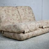Reclining and convertible sofa, space age, circa 1970