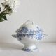 Ironstone tureen, "Snowball" pattern, Saint Amand et Hamage