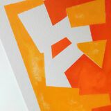 Minimalist geometric painting