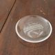 Hermès pair of glass plates with a dolphin pattern.