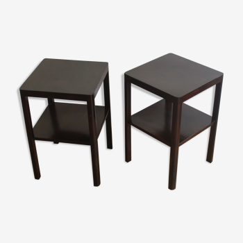 Paire de tables d’appoint des années 1920 par Thonet