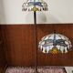 Round Tiffany floor lamp Art Deco