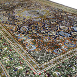 Authentic Persian carpet kork Ghom 205cm x 140cm
