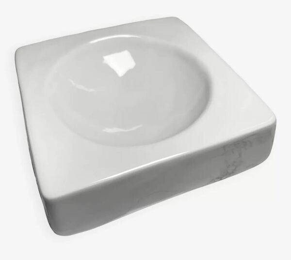 Vide-poche en porcelaine Yves Mohy pour Virebent 1970