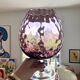 Purple Italian blown glass vase Empoli 1960