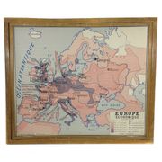 School Affoche geographical Europe Africa double sided
