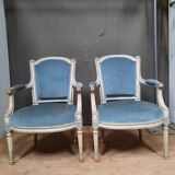 Pair of armchairs Louis XVI