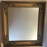 Former mirror wooden gold 78x70cm