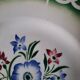 6 old flat plates mismatched in earthenware