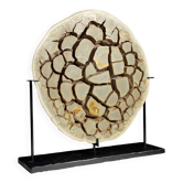 Septaria nodule on custom stand