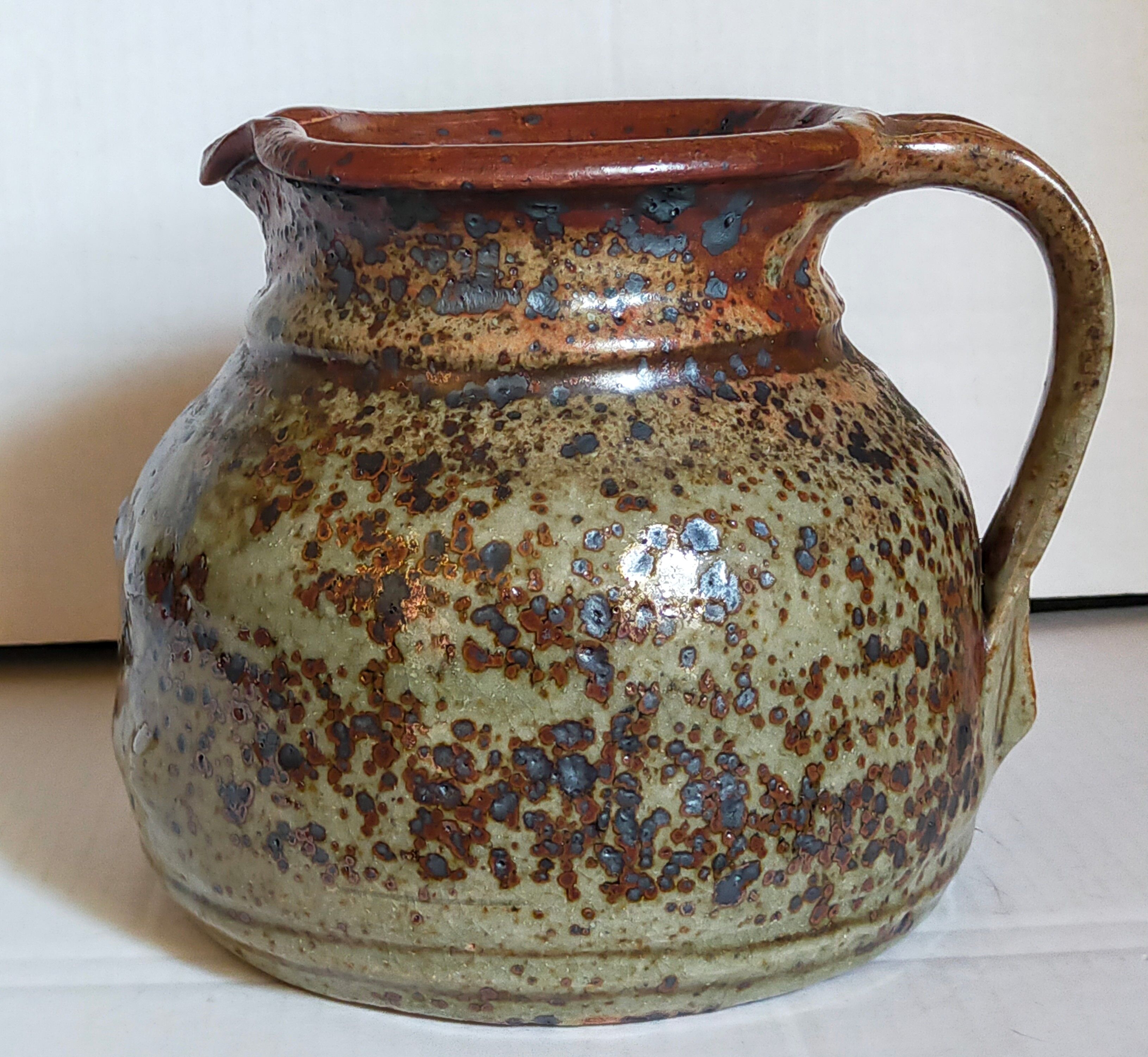 Traditional pottery sandstone pyrite Art-popular XIXth