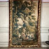 Wool and silk tapestry, Aubusson, 18th century