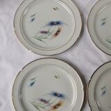 6 Limoge plates service porcelain cover