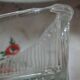 Metal tray for glass dishes for hors d'oeuvres or aperitifs