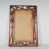 Midcentury Modern mirror Yngve Ekström "Konkret" by Eden Spegel in Sweden