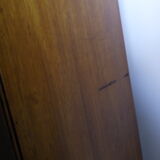 Mahogany bookcase glazed glass warhead windows