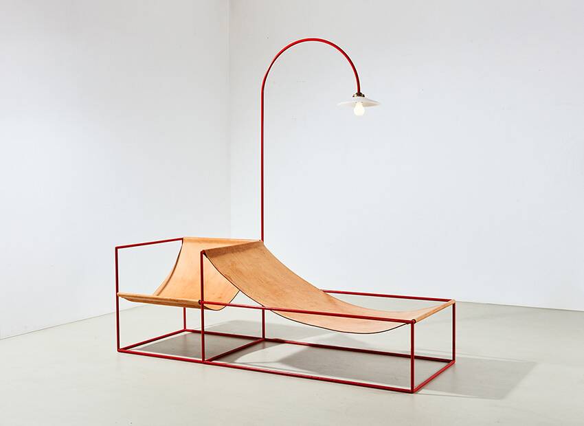 Muller & Van Severen Early Duo Seat + Lamp Belgium 2011